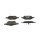 BOSCH 0 986 424 616 Bremsbelagsatz, Scheibenbremse