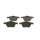 BOSCH 0 986 494 035 Bremsbelagsatz, Scheibenbremse