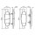 BOSCH 0 986 424 666 Bremsbelagsatz, Scheibenbremse