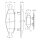 BOSCH 0 986 424 666 Bremsbelagsatz, Scheibenbremse