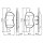 BOSCH 0 986 424 668 Bremsbelagsatz, Scheibenbremse