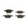 BOSCH 0 986 424 701 Bremsbelagsatz, Scheibenbremse