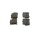 BOSCH 0 986 424 711 Bremsbelagsatz, Scheibenbremse