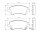 BOSCH 0 986 424 735 Bremsbelagsatz, Scheibenbremse