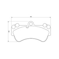 BOSCH 0 986 424 740 Bremsbelagsatz, Scheibenbremse