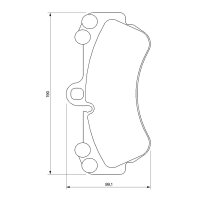 BOSCH 0 986 424 740 Bremsbelagsatz, Scheibenbremse