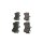BOSCH 0 986 424 740 Bremsbelagsatz, Scheibenbremse