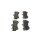 BOSCH 0 986 424 740 Bremsbelagsatz, Scheibenbremse