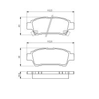 BOSCH 0 986 424 762 Bremsbelagsatz, Scheibenbremse