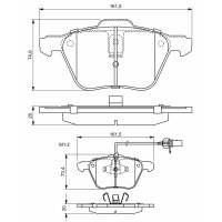 BOSCH 0 986 424 777 Bremsbelagsatz, Scheibenbremse