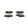 BOSCH 0 986 424 810 Bremsbelagsatz, Scheibenbremse