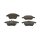 BOSCH 0 986 424 825 Bremsbelagsatz, Scheibenbremse