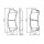BOSCH 0 986 460 975 Bremsbelagsatz, Scheibenbremse