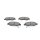 BOSCH 0 986 494 299 Bremsbelagsatz, Scheibenbremse