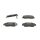 BOSCH 0 986 461 142 Bremsbelagsatz, Scheibenbremse
