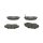 BOSCH 0 986 461 142 Bremsbelagsatz, Scheibenbremse