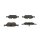 BOSCH 0 986 461 752 Bremsbelagsatz, Scheibenbremse