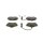 BOSCH 0 986 466 693 Bremsbelagsatz, Scheibenbremse