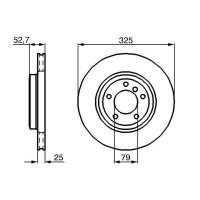 BOSCH 0 986 478 012 Bremsscheibe