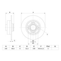 BOSCH 0 986 479 007 Bremsscheibe