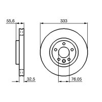BOSCH 0 986 479 096 Bremsscheibe