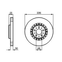 BOSCH 0 986 479 202 Bremsscheibe