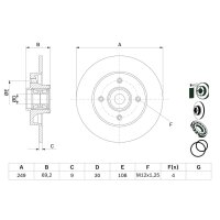 BOSCH 0 986 479 275 Bremsscheibe