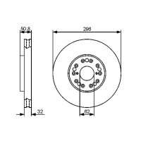 BOSCH 0 986 479 429 Bremsscheibe