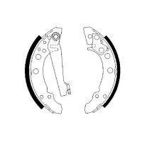 BOSCH 0 986 487 002 Bremsbackensatz