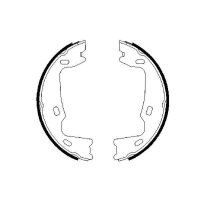 BOSCH 0 986 487 214 Bremsbackensatz, Feststellbremse