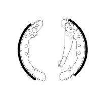 BOSCH 0 986 487 281 Bremsbackensatz