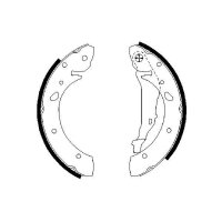 BOSCH 0 986 487 572 Bremsbackensatz