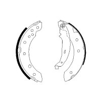 BOSCH 0 986 487 585 Bremsbackensatz