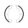 BOSCH 0 986 487 608 Bremsbackensatz, Feststellbremse