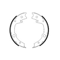 BOSCH 0 986 487 679 Bremsbackensatz, Feststellbremse