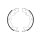BOSCH 0 986 487 686 Bremsbackensatz, Feststellbremse