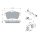 BOSCH 0 986 494 085 Bremsbelagsatz, Scheibenbremse