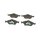 BOSCH 0 986 494 101 Bremsbelagsatz, Scheibenbremse
