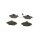 BOSCH 0 986 494 115 Bremsbelagsatz, Scheibenbremse