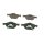 BOSCH 0 986 494 135 Bremsbelagsatz, Scheibenbremse