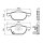 BOSCH 0 986 494 135 Bremsbelagsatz, Scheibenbremse