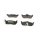 BOSCH 0 986 494 142 Bremsbelagsatz, Scheibenbremse