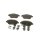 BOSCH 0 986 494 157 Bremsbelagsatz, Scheibenbremse