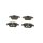 BOSCH 0 986 494 162 Bremsbelagsatz, Scheibenbremse