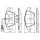 BOSCH 0 986 494 164 Bremsbelagsatz, Scheibenbremse