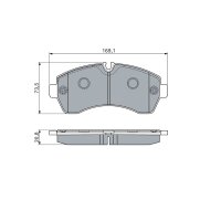 BOSCH 0 986 494 194 Bremsbelagsatz, Scheibenbremse