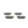 BOSCH 0 986 494 196 Bremsbelagsatz, Scheibenbremse