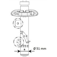 KYB 339708 Stoßdämpfer