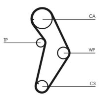 CONTINENTAL CTAM CT927K1 Zahnriemensatz