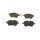 BOSCH 0 986 494 168 Bremsbelagsatz, Scheibenbremse